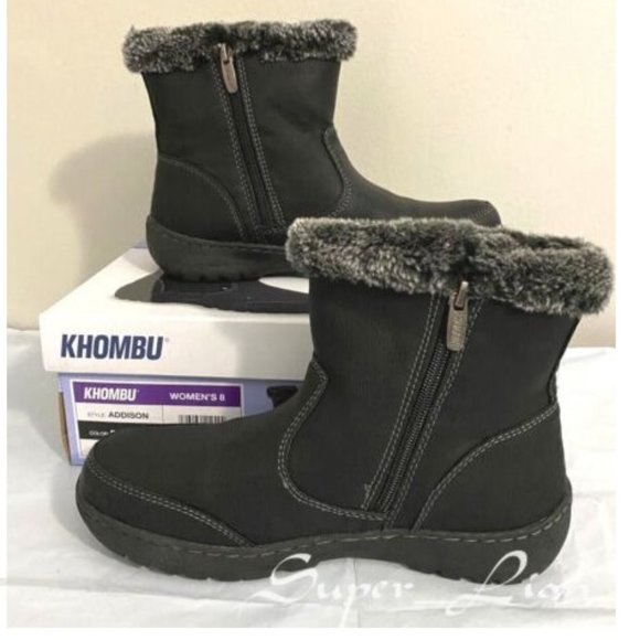 Khombu Jazzy Botas De Nieve Para Mujer, Marrón, 11